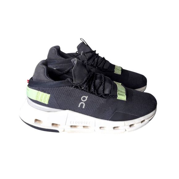 ON RUNNING Cloudnova 'Eclipse Meadow Green' Running Shoes Size 8.5 - Picture 2 of 14